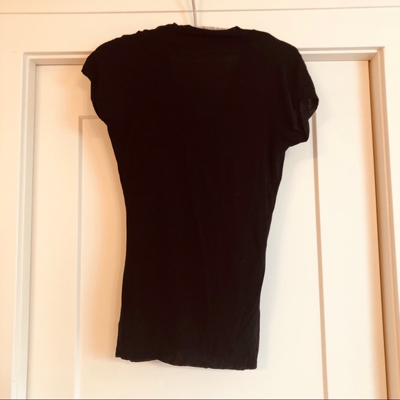 Isda & Co Black Twist Front Tee - Picture 2 of 3